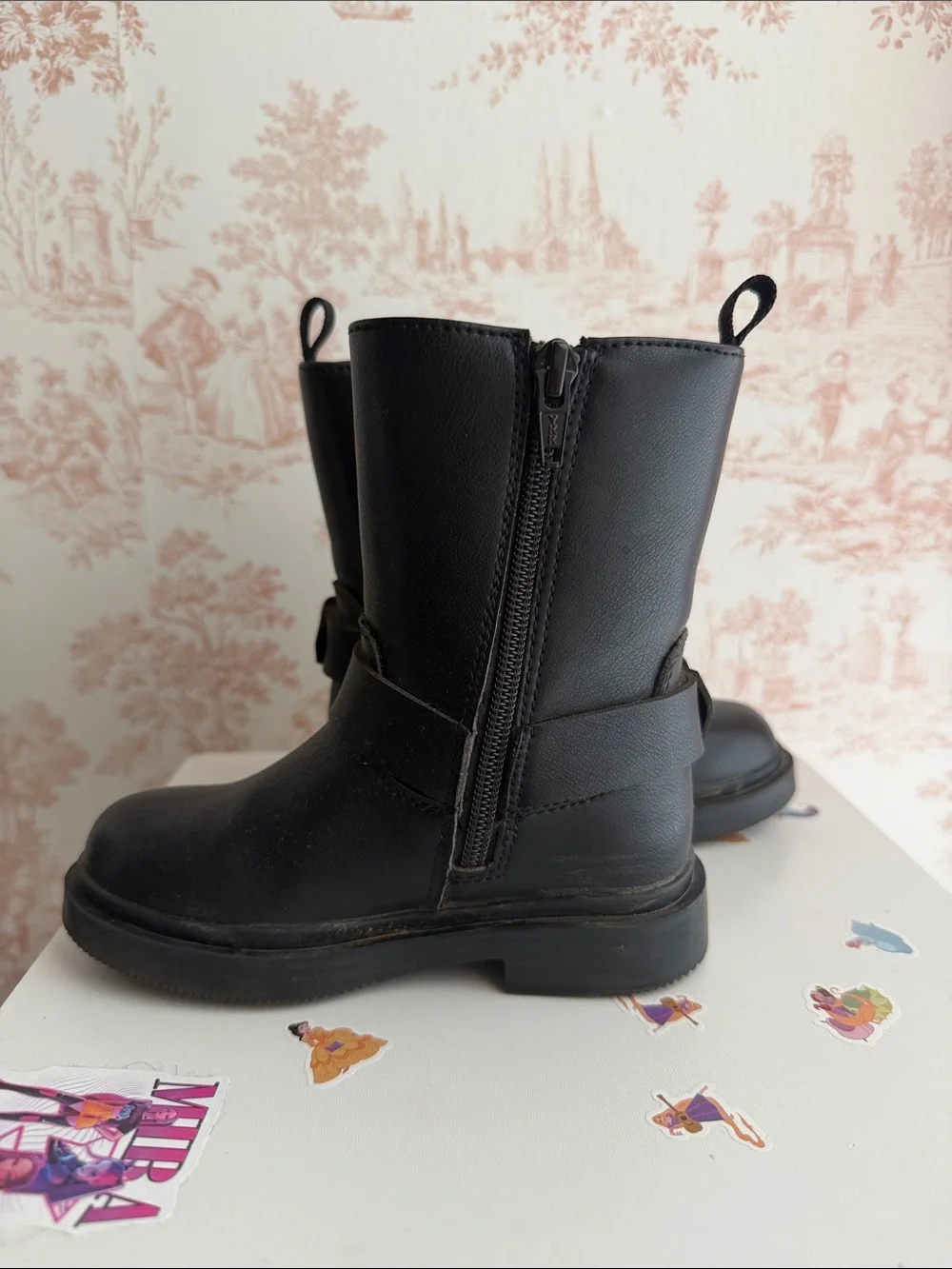 Kids Black Boots - Comfortable Everyday Style